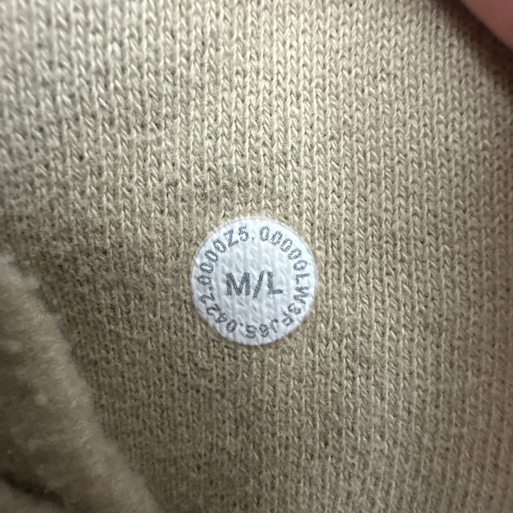 Lululemon Scuba Oversized Funnel Neck Half Zip Sweatshirt Trench Tan Women's M/L